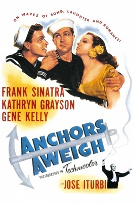 Anchors Aweigh Wooden Framed Poster
