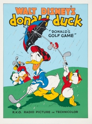 Donald's Golf Game pillow