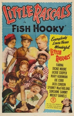 Fish Hooky Wooden Framed Poster