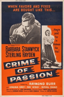 Crime of Passion Wooden Framed Poster