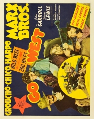 Go West Poster with Hanger