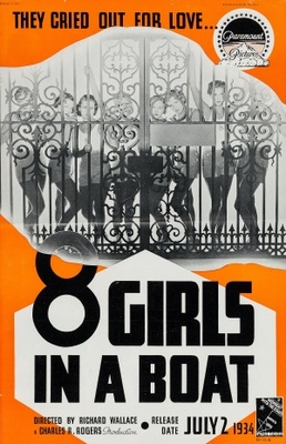 Eight Girls in a Boat Metal Framed Poster