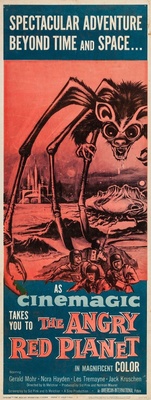 The Angry Red Planet Poster with Hanger