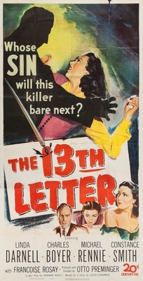 The 13th Letter Canvas Poster