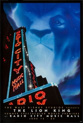 The Lion King poster