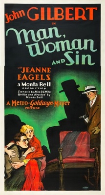 Man, Woman and Sin Poster with Hanger