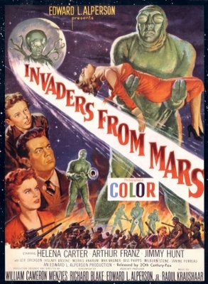 Invaders from Mars Wood Print