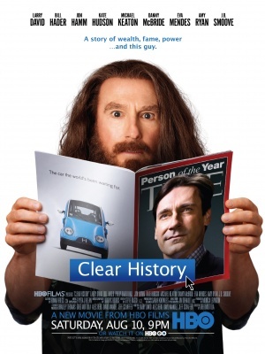 Clear History Poster with Hanger
