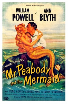 Mr. Peabody and the Mermaid Wooden Framed Poster
