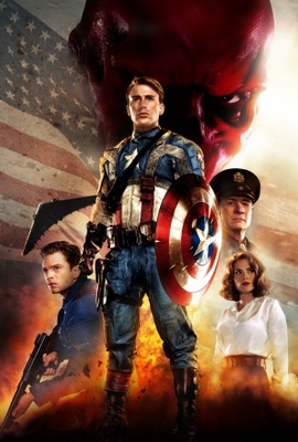 Captain America: The First Avenger Wooden Framed Poster