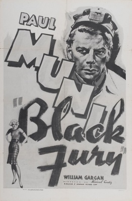 Black Fury Metal Framed Poster