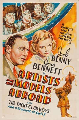 Artists and Models Abroad Poster with Hanger