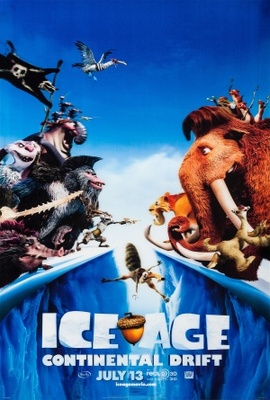 Ice Age: Continental Drift Wooden Framed Poster