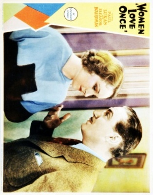 Women Love Once Canvas Poster