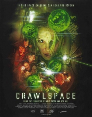 Crawlspace Wooden Framed Poster