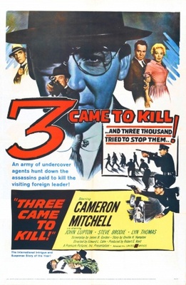 Three Came to Kill Poster with Hanger