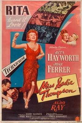 Miss Sadie Thompson Wooden Framed Poster