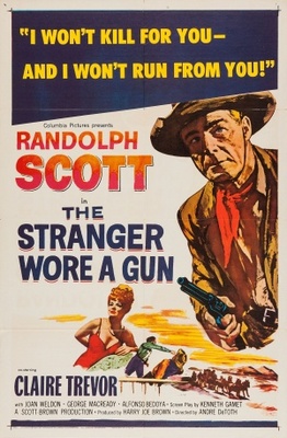 The Stranger Wore a Gun Wooden Framed Poster