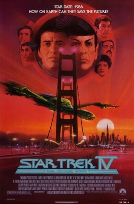 Star Trek: The Voyage Home Wooden Framed Poster