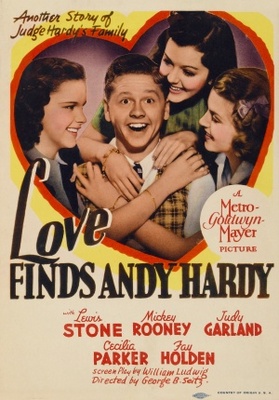 Love Finds Andy Hardy Wooden Framed Poster