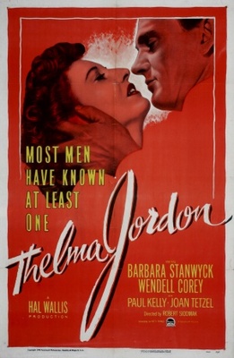The File on Thelma Jordon Wooden Framed Poster