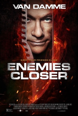 Enemies Closer Wooden Framed Poster