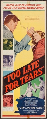 Too Late for Tears Canvas Poster