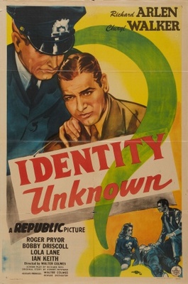 Identity Unknown Canvas Poster