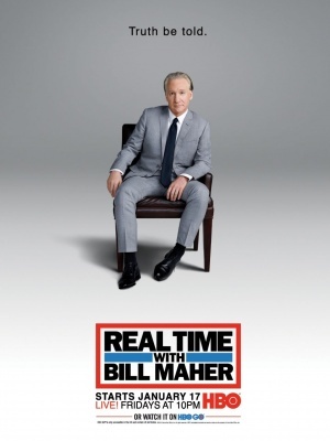 Real Time with Bill Maher Wooden Framed Poster