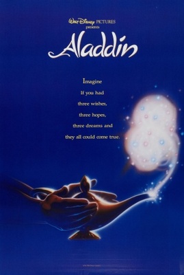Aladdin Wooden Framed Poster