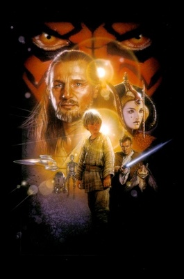 Star Wars: Episode I - The Phantom Menace Wooden Framed Poster