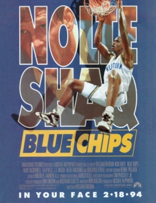 Blue Chips Poster with Hanger