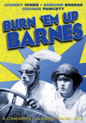 Burn 'Em Up Barnes Wooden Framed Poster