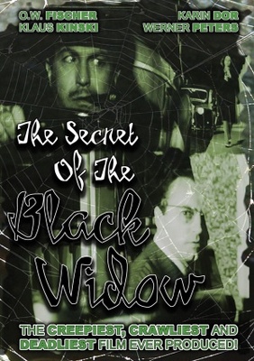 Das Geheimnis der schwarzen Witwe Wooden Framed Poster