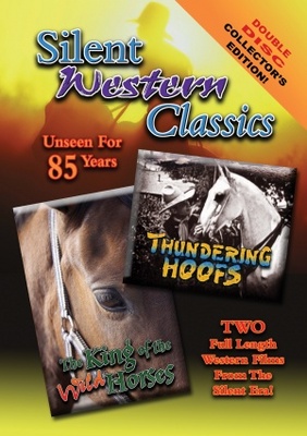 Thundering Hoofs Poster with Hanger