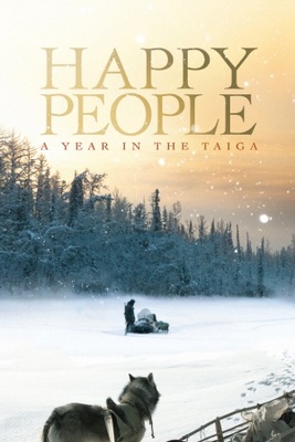 Happy People: A Year in the Taiga Wooden Framed Poster