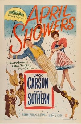 April Showers Wooden Framed Poster