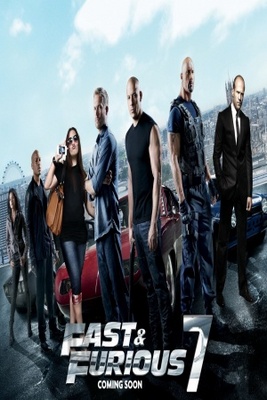 Fast & Furious 7 Wooden Framed Poster