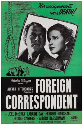 Foreign Correspondent Wooden Framed Poster