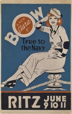 True to the Navy Wood Print