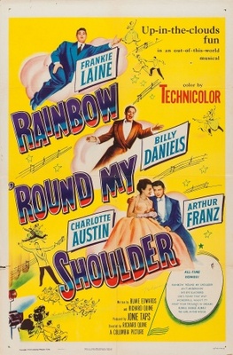 Rainbow 'Round My Shoulder Wooden Framed Poster