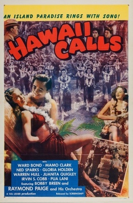Hawaii Calls Poster with Hanger