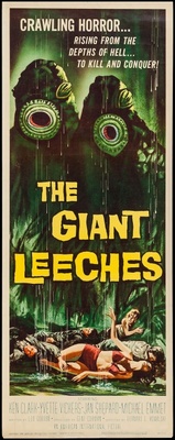 Attack of the Giant Leeches Wooden Framed Poster