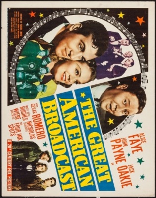 The Great American Broadcast Poster with Hanger