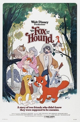 The Fox and the Hound Wood Print