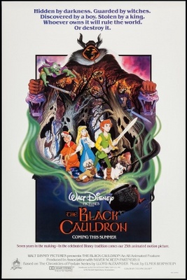 The Black Cauldron Wooden Framed Poster