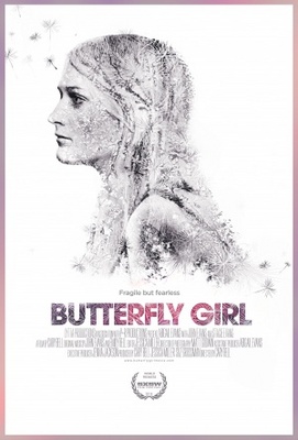 Butterfly Girl Metal Framed Poster