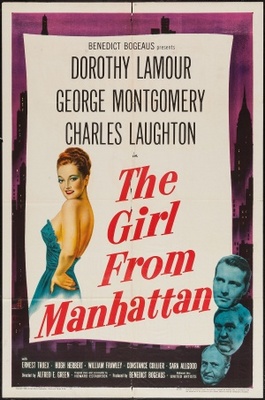 The Girl from Manhattan Wooden Framed Poster