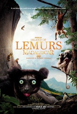 Island of Lemurs: Madagascar Wooden Framed Poster