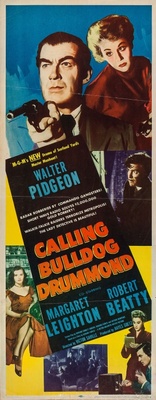 Calling Bulldog Drummond Poster with Hanger